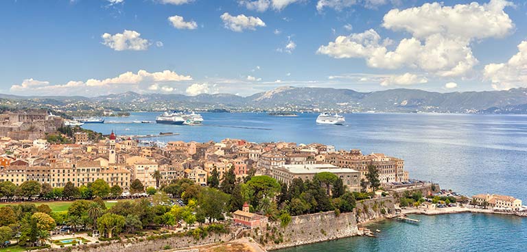 top yacht charter destinations mediterranean greece ionian islands corfu preview