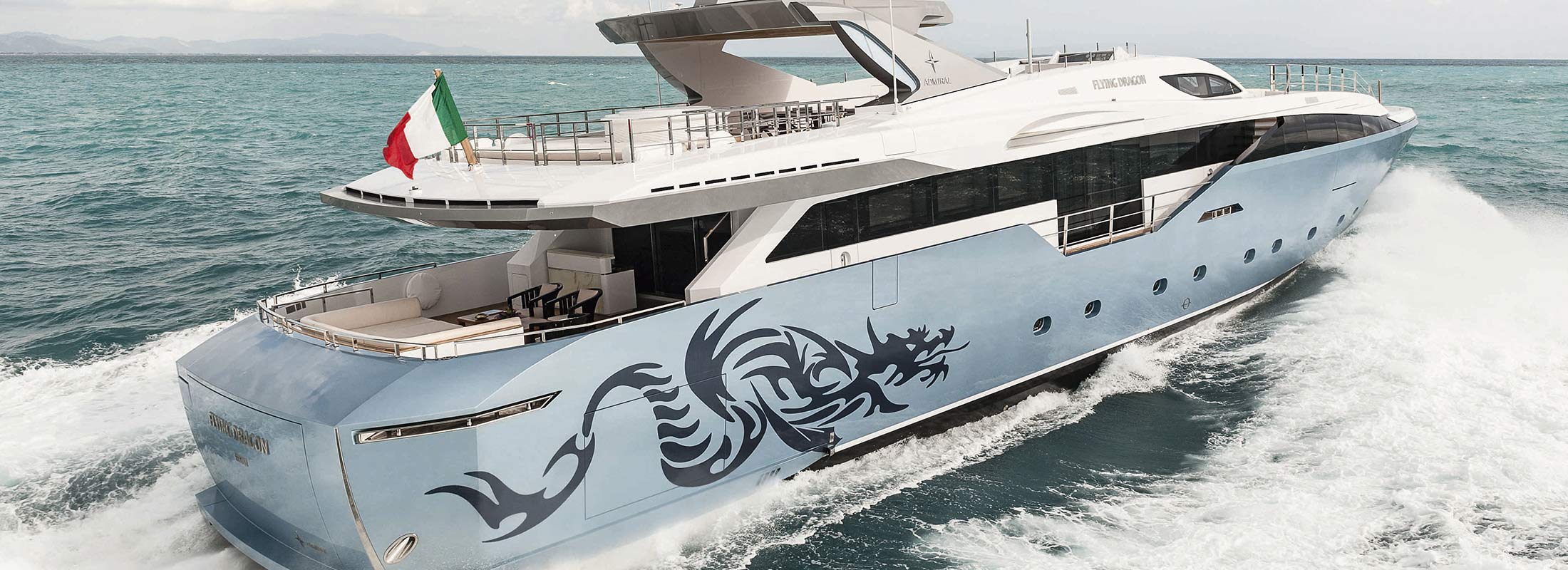 Dragon Motor Yacht for Charter Mediterranean slider 1