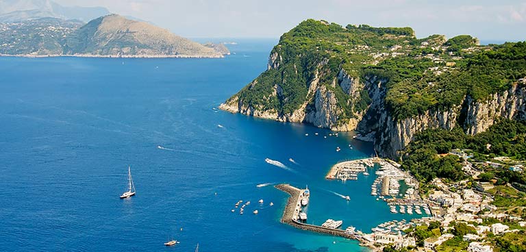 top yacht charter destinations mediterranean italian coast capri preview